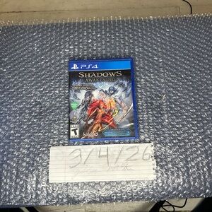 Sony PS4 Shadows: Awakening Video Game - Blue Case